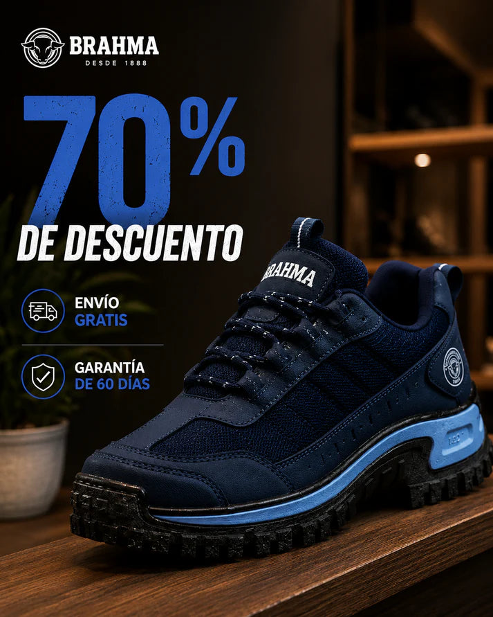 🔥 Zapatos Brahma Moster + Gorra de Regalo - Oferta Exclusiva Con 70% de Descuento 🎁
