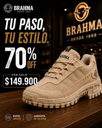 🔥 Zapatos Brahma Moster + Gorra de Regalo - Oferta Exclusiva Con 70% de Descuento 🎁