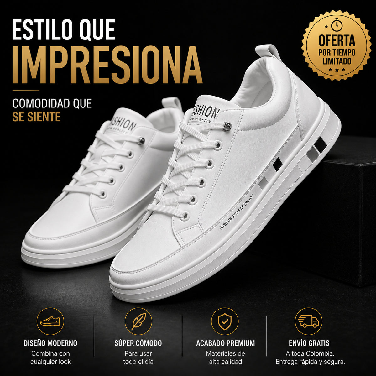 Tenis Flat Pro | Paga al Recibir + Envío Gratis ⭐