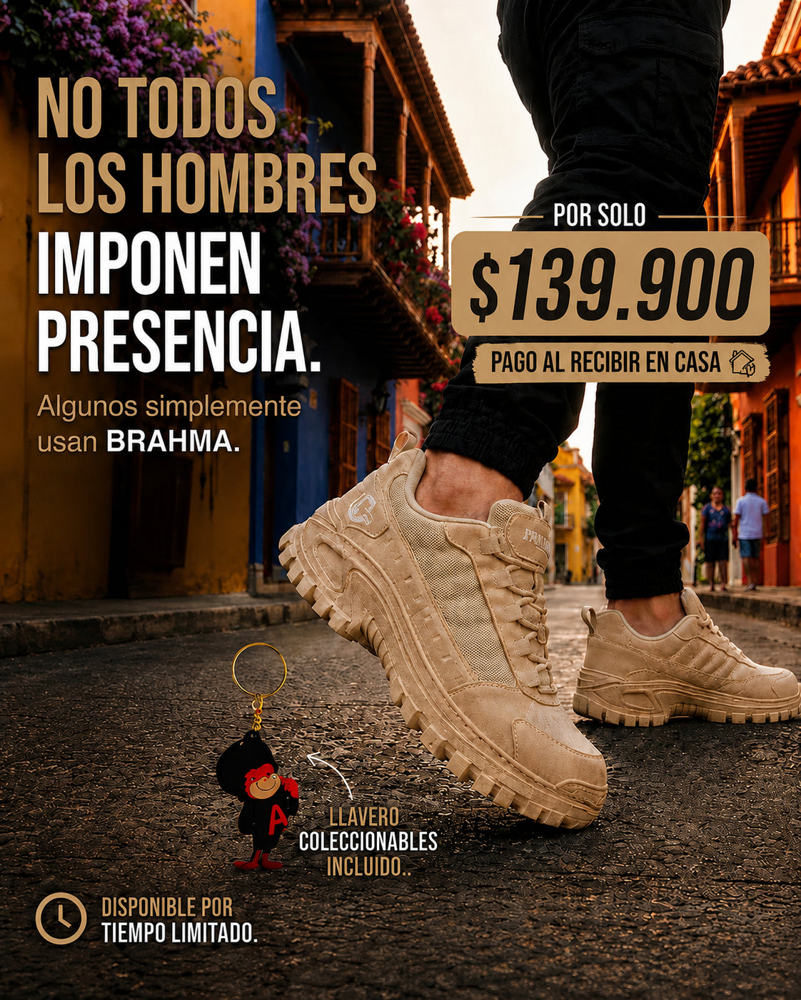 🔥 Zapatos Br4hma + Regalo | Oferta Exclusiva Con 70% de Descuento